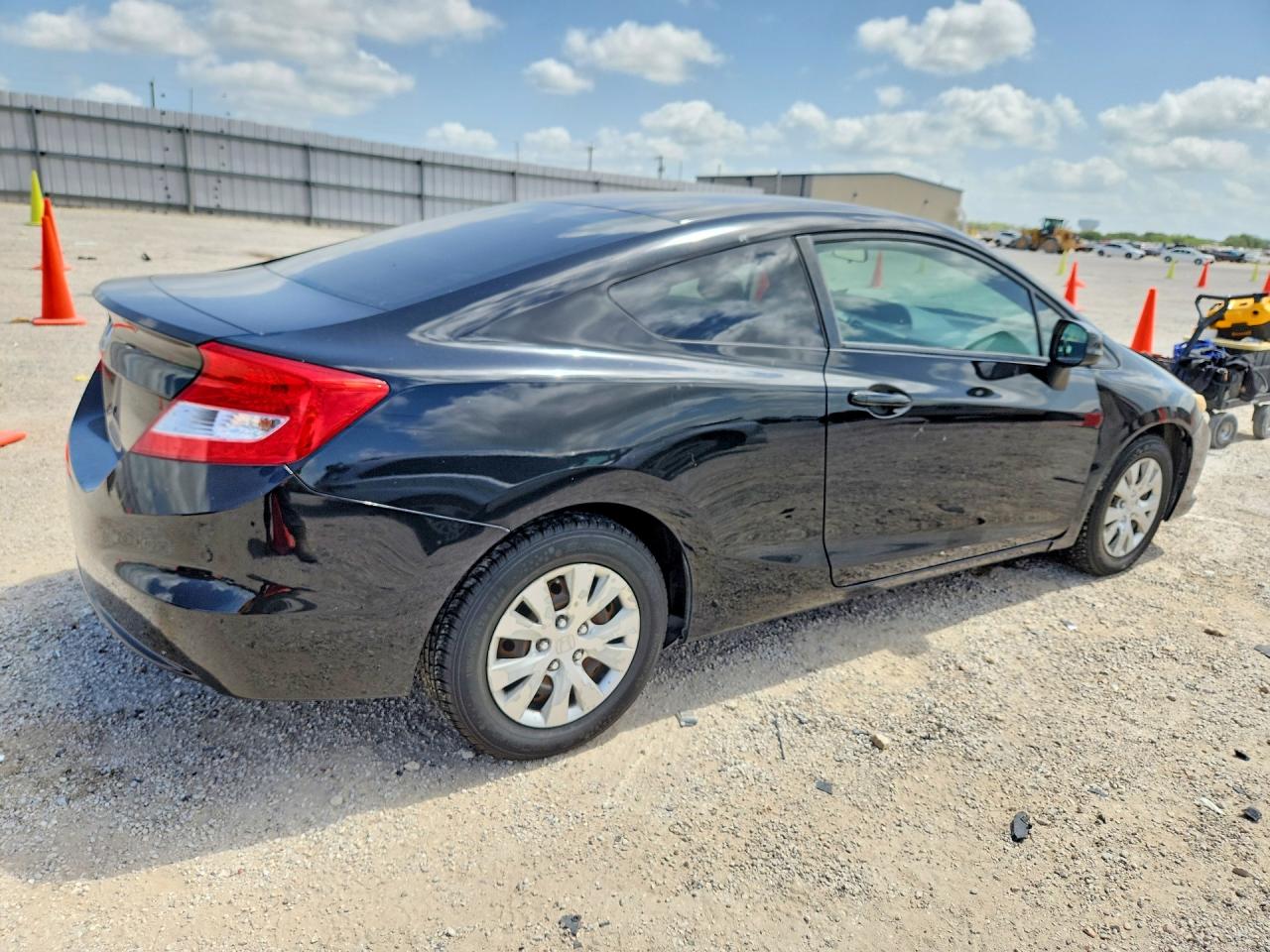2012 Honda Civic Lx Черный vin: 2HGFG3B58CH551763