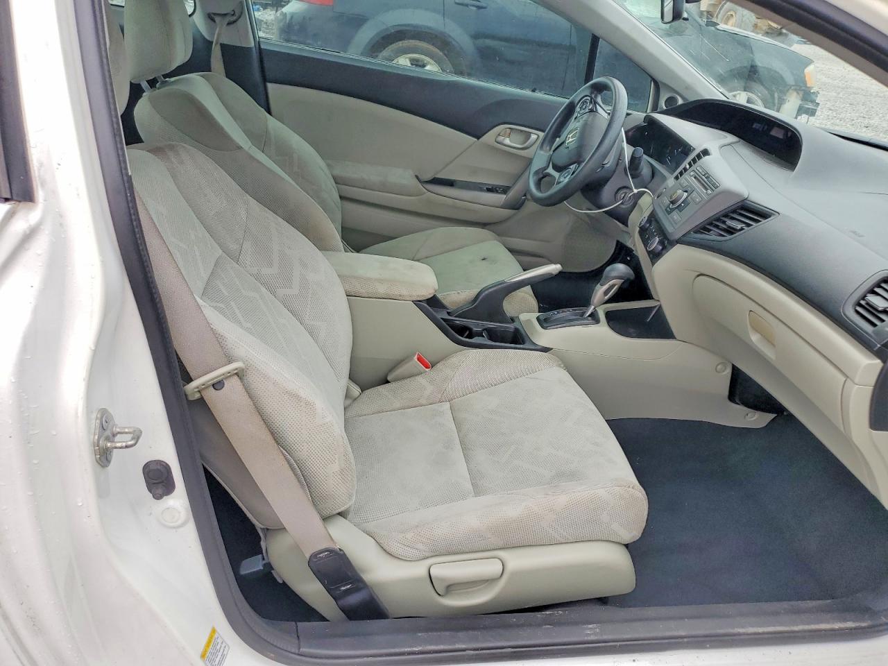 2012 Honda Civic Lx Белый vin: 2HGFG3B58CH552119