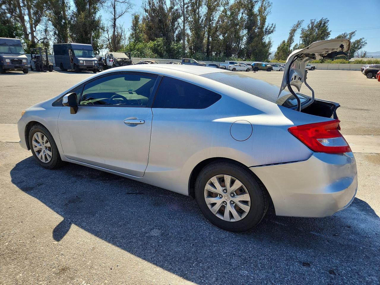2012 Honda Civic Lx Silver vin: 2HGFG3B58CH554453