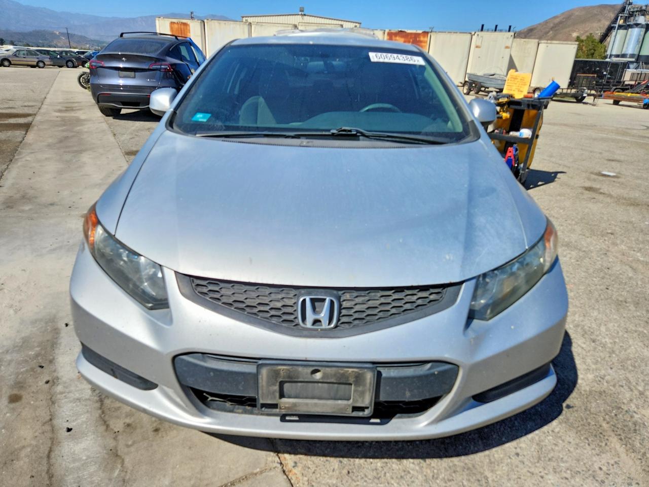 2012 Honda Civic Lx Silver vin: 2HGFG3B58CH554453