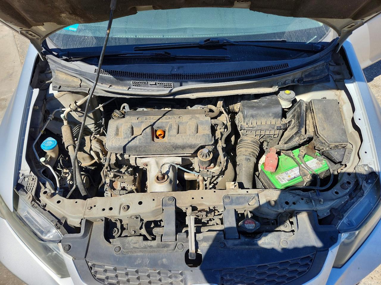2012 Honda Civic Lx Silver vin: 2HGFG3B58CH554453