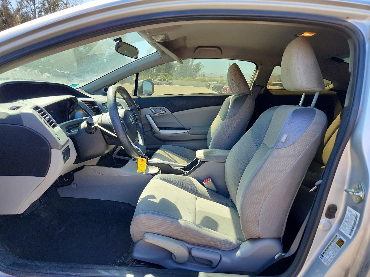 2012 Honda Civic Lx Silver vin: 2HGFG3B58CH554453