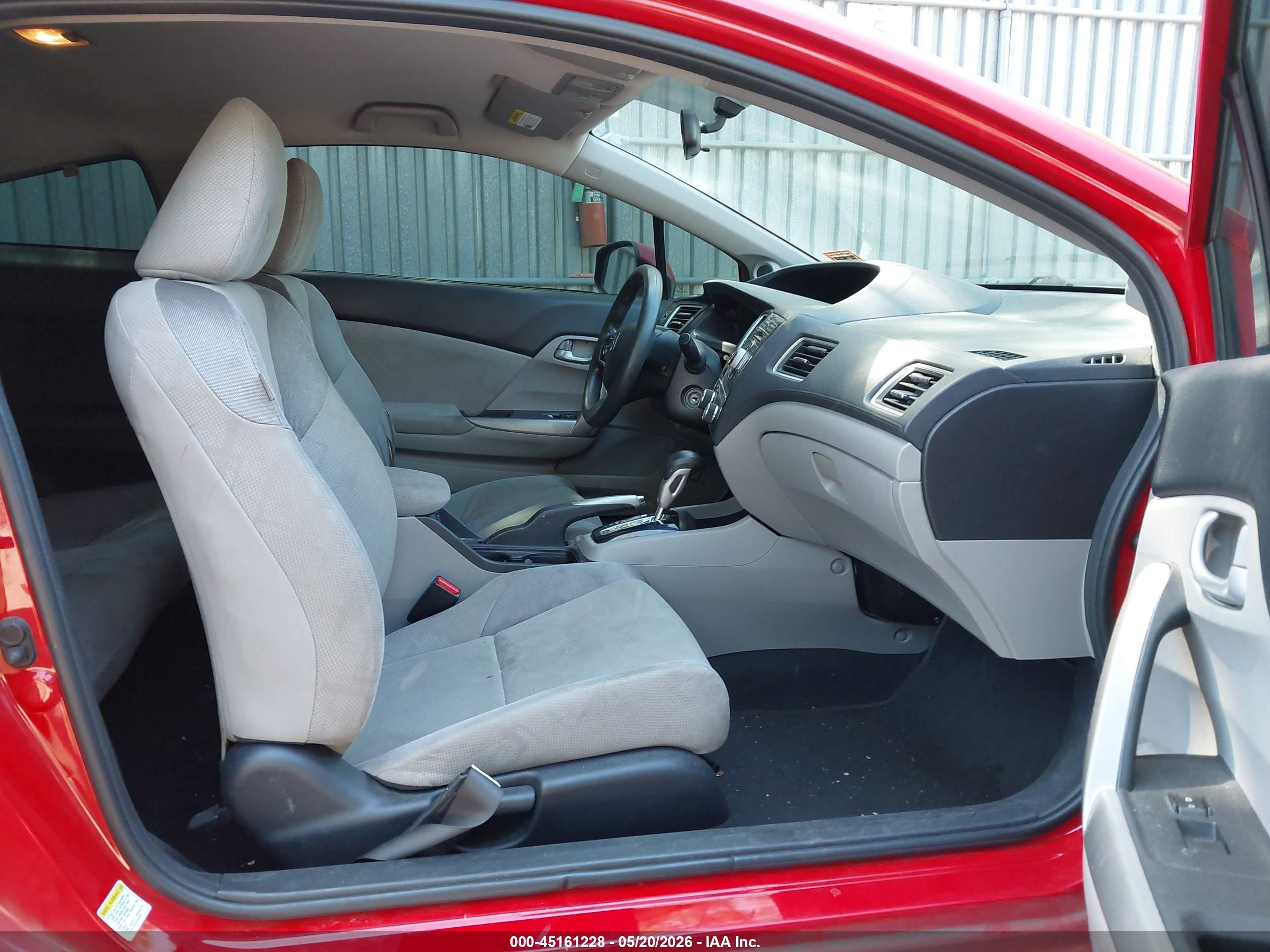 2013 Honda Civic Lx Red vin: 2HGFG3B58DH513659