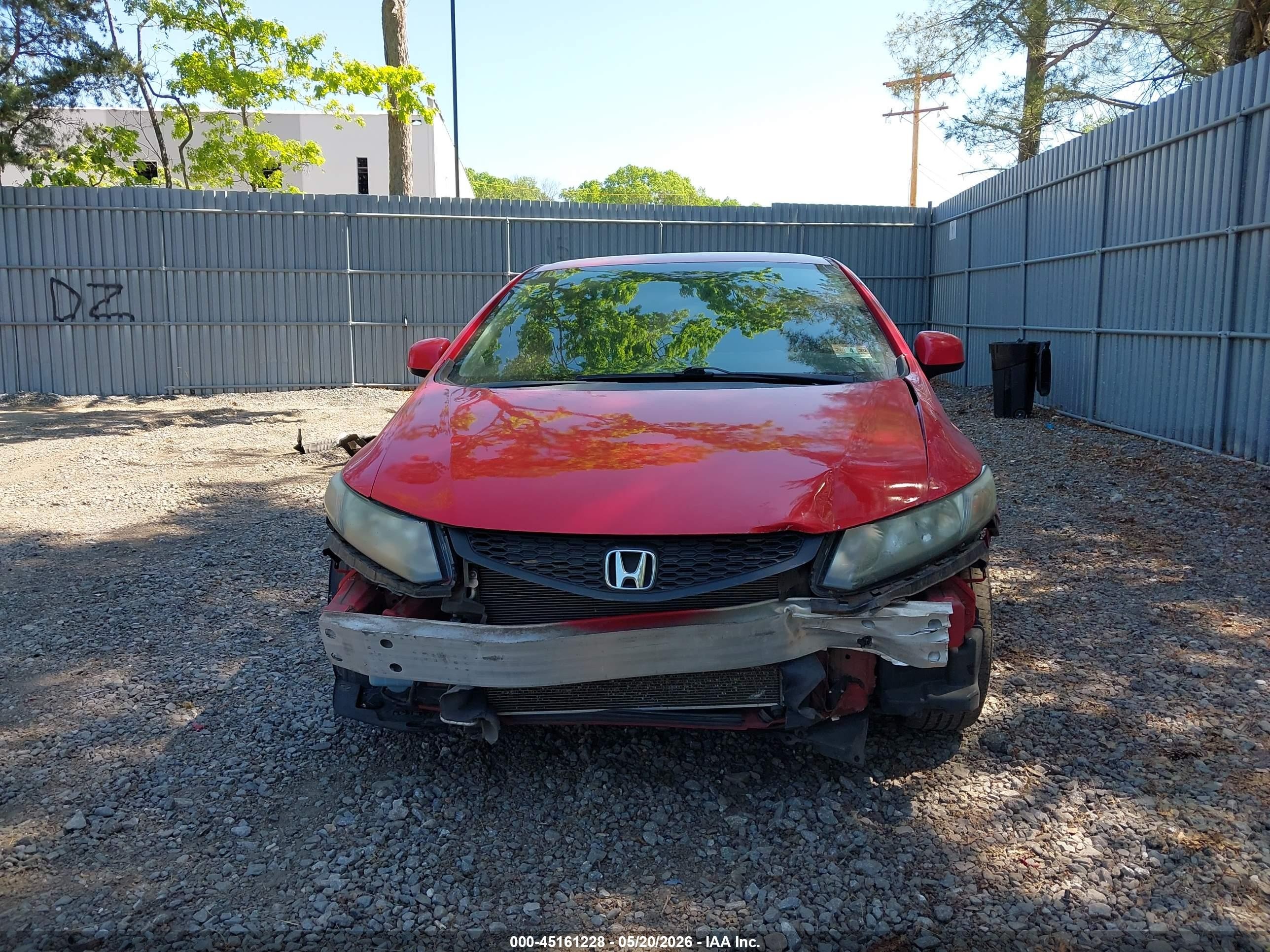 2013 Honda Civic Lx Red vin: 2HGFG3B58DH513659