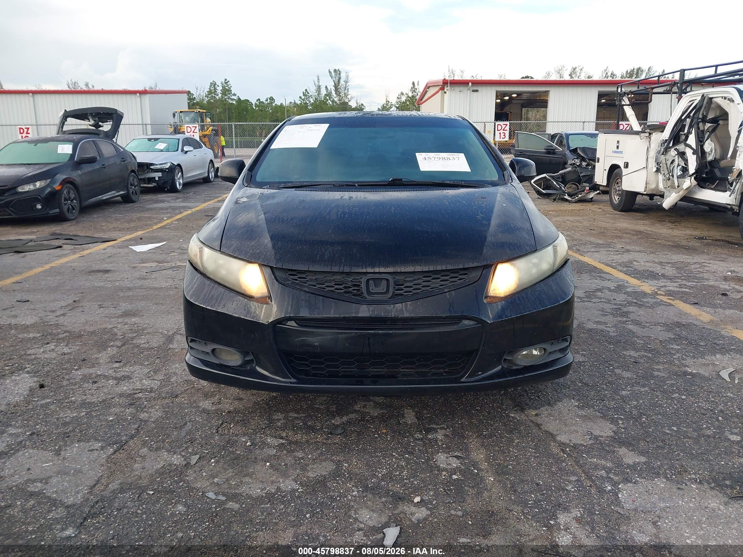 2013 Honda Civic Lx Черный vin: 2HGFG3B58DH514116