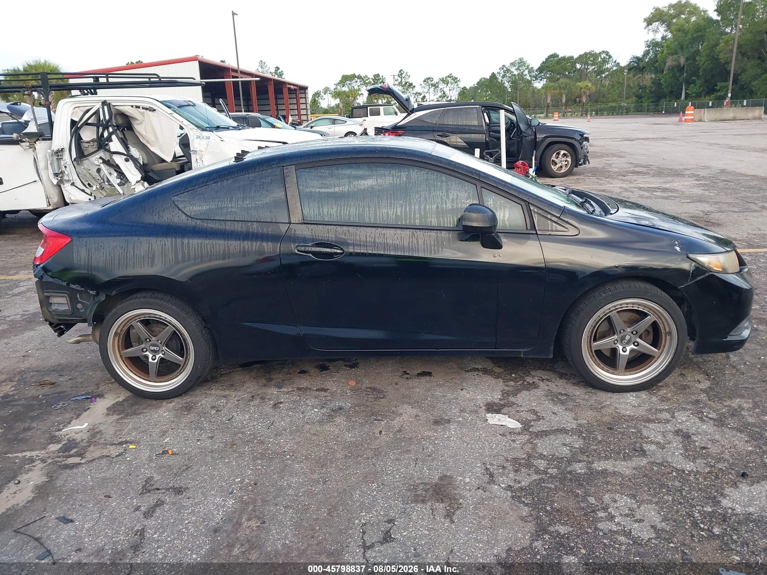 2013 Honda Civic Lx Черный vin: 2HGFG3B58DH514116