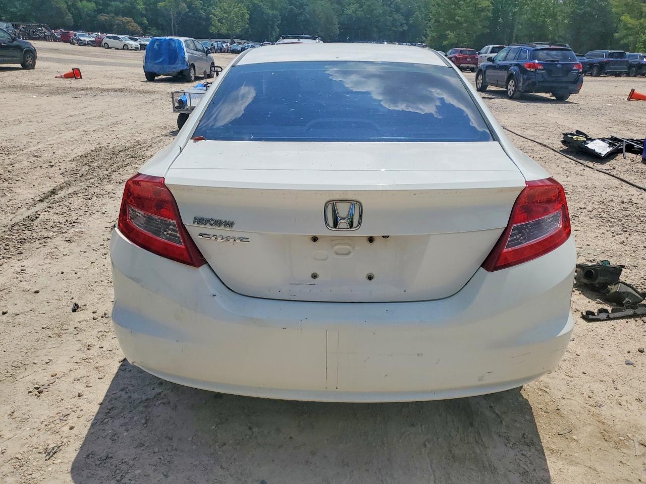 2013 Honda Civic Lx White vin: 2HGFG3B58DH530610