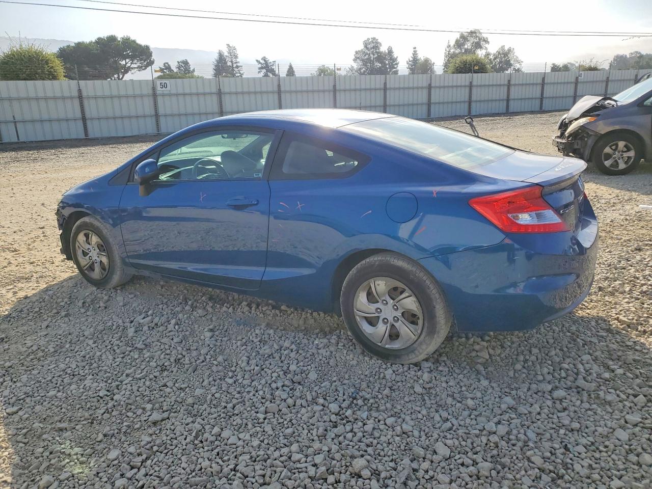 2013 Honda Civic Lx Blue vin: 2HGFG3B58DH530963