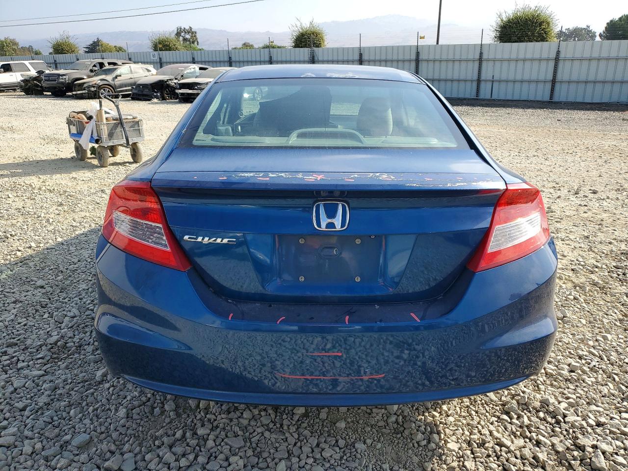 2013 Honda Civic Lx Blue vin: 2HGFG3B58DH530963
