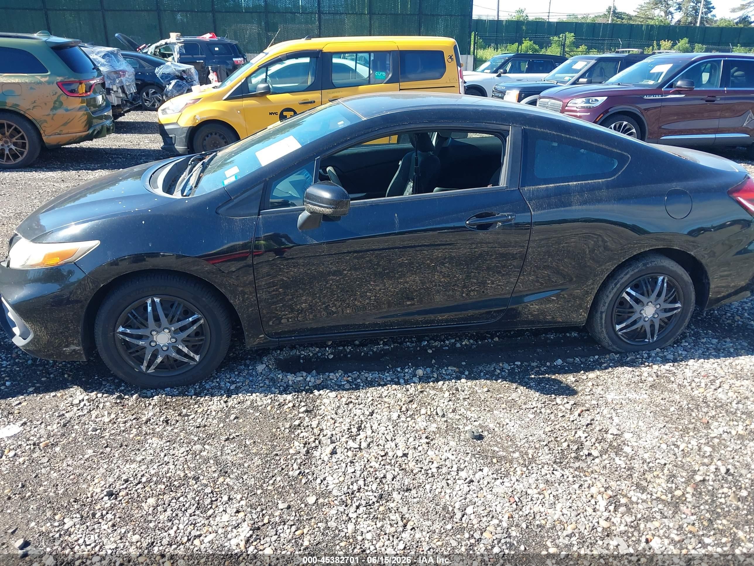 2014 Honda Civic Lx Black vin: 2HGFG3B58EH500718