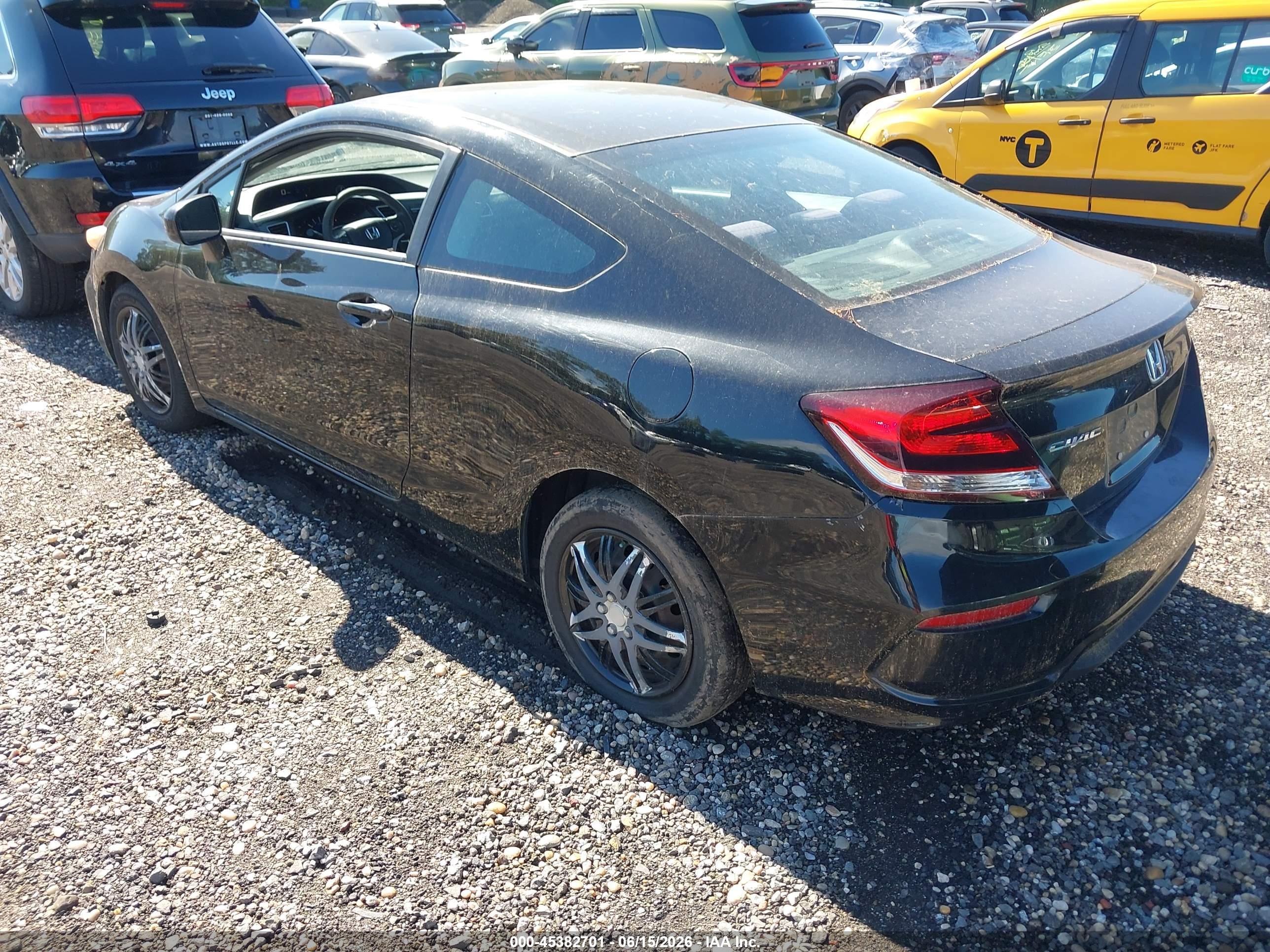 2014 Honda Civic Lx Black vin: 2HGFG3B58EH500718