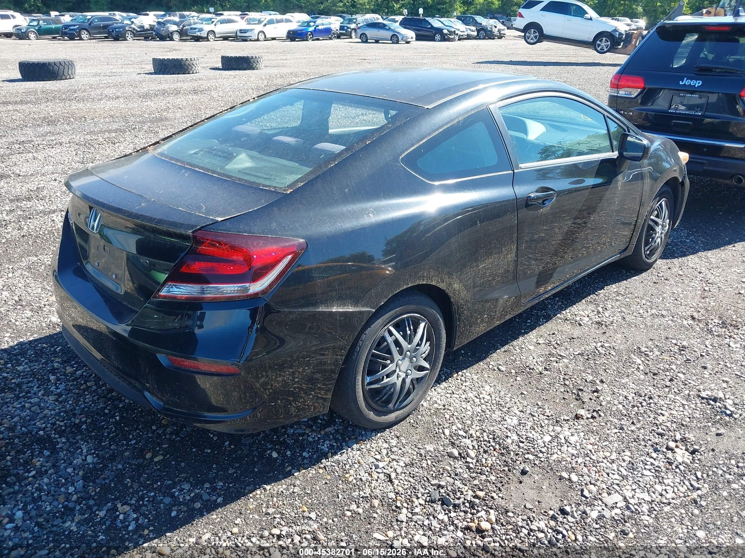 2014 Honda Civic Lx Black vin: 2HGFG3B58EH500718