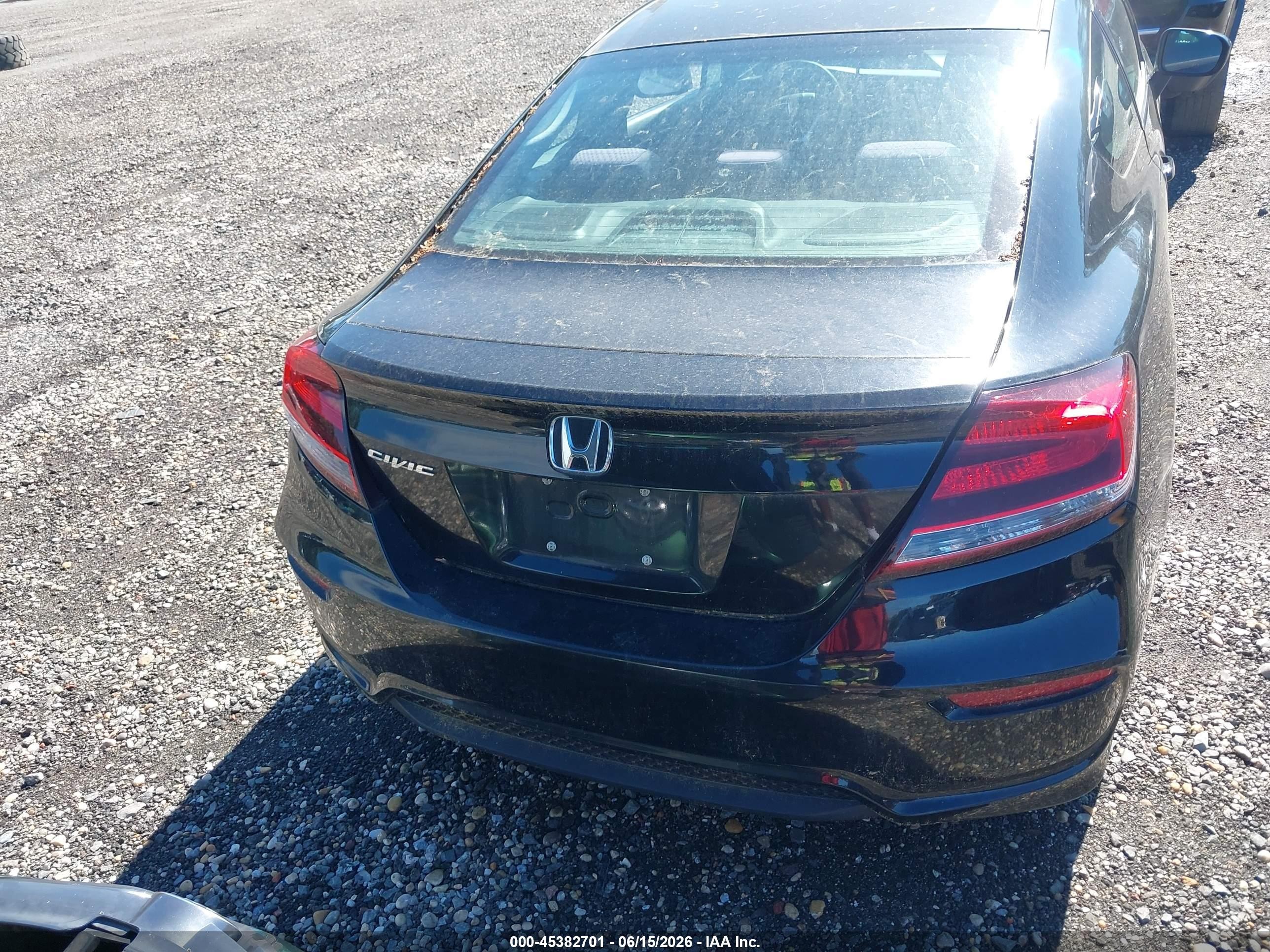 2014 Honda Civic Lx Black vin: 2HGFG3B58EH500718