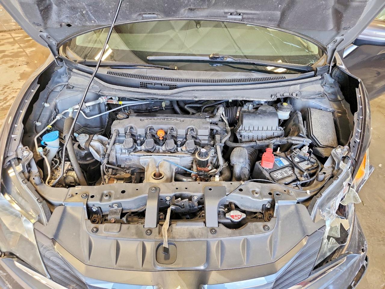 2014 Honda Civic Lx Gray vin: 2HGFG3B58EH511038