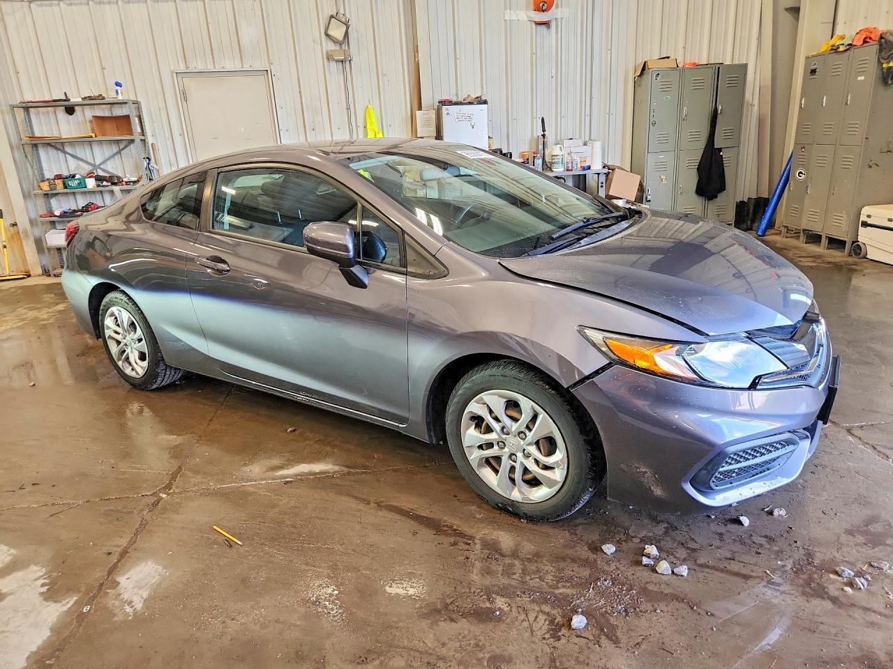 2014 Honda Civic Lx Gray vin: 2HGFG3B58EH511038