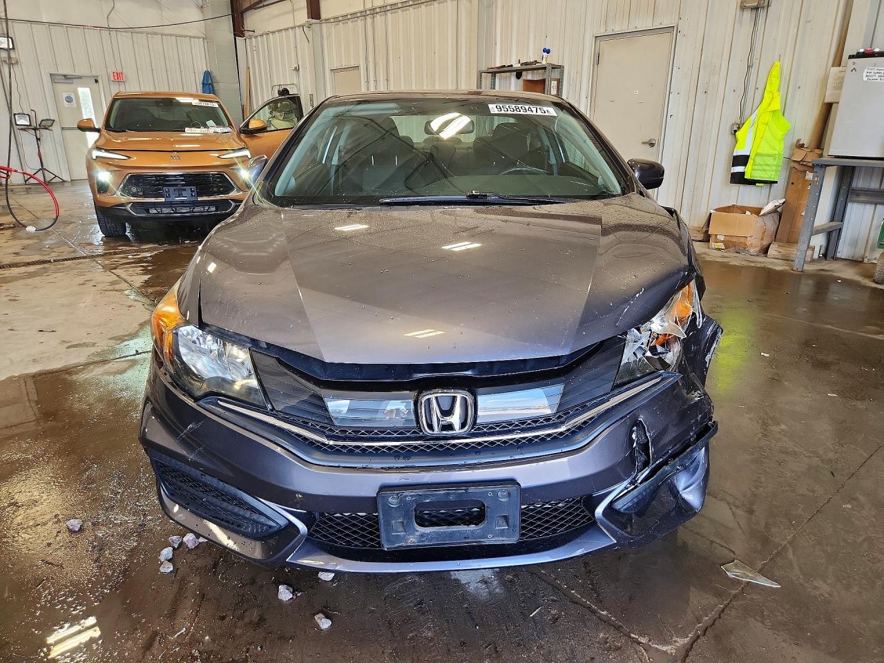 2014 Honda Civic Lx Gray vin: 2HGFG3B58EH511038