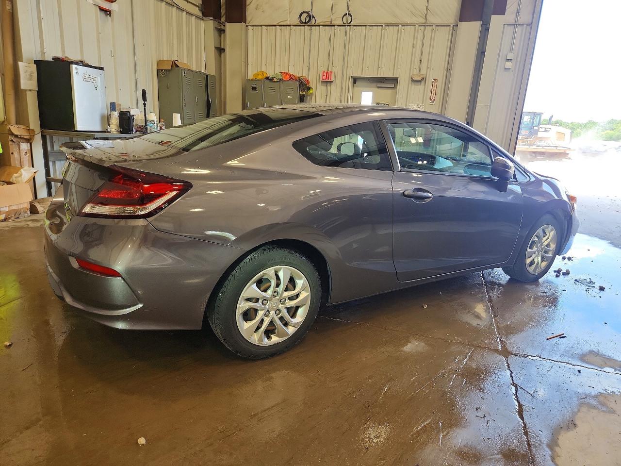 2014 Honda Civic Lx Gray vin: 2HGFG3B58EH511038