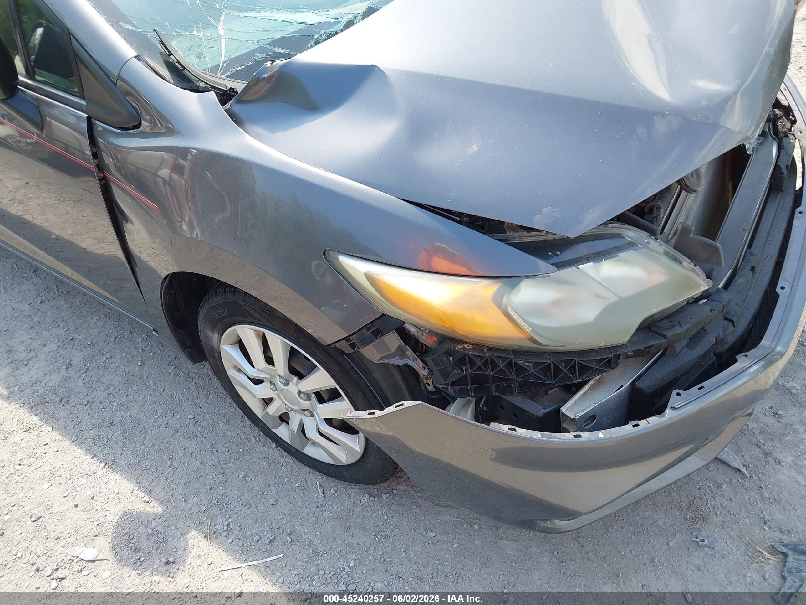 2014 Honda Civic Lx Gray vin: 2HGFG3B58EH513372