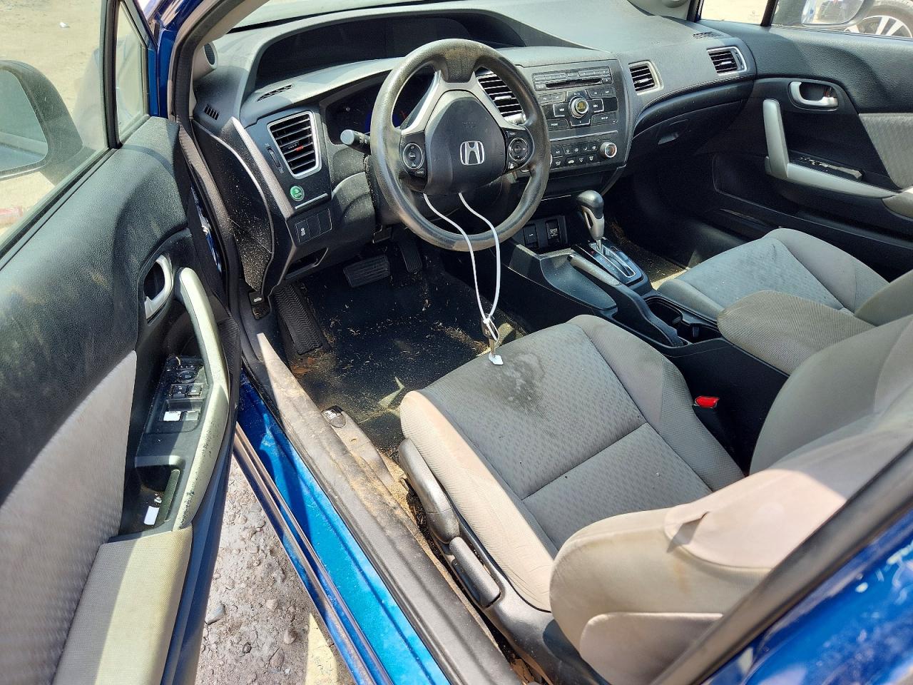 2014 Honda Civic Lx Blue vin: 2HGFG3B58EH520080
