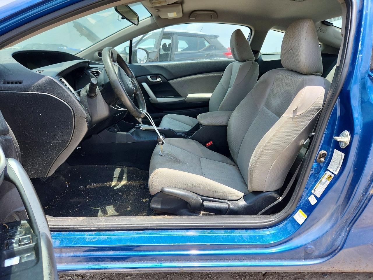 2014 Honda Civic Lx Blue vin: 2HGFG3B58EH520080