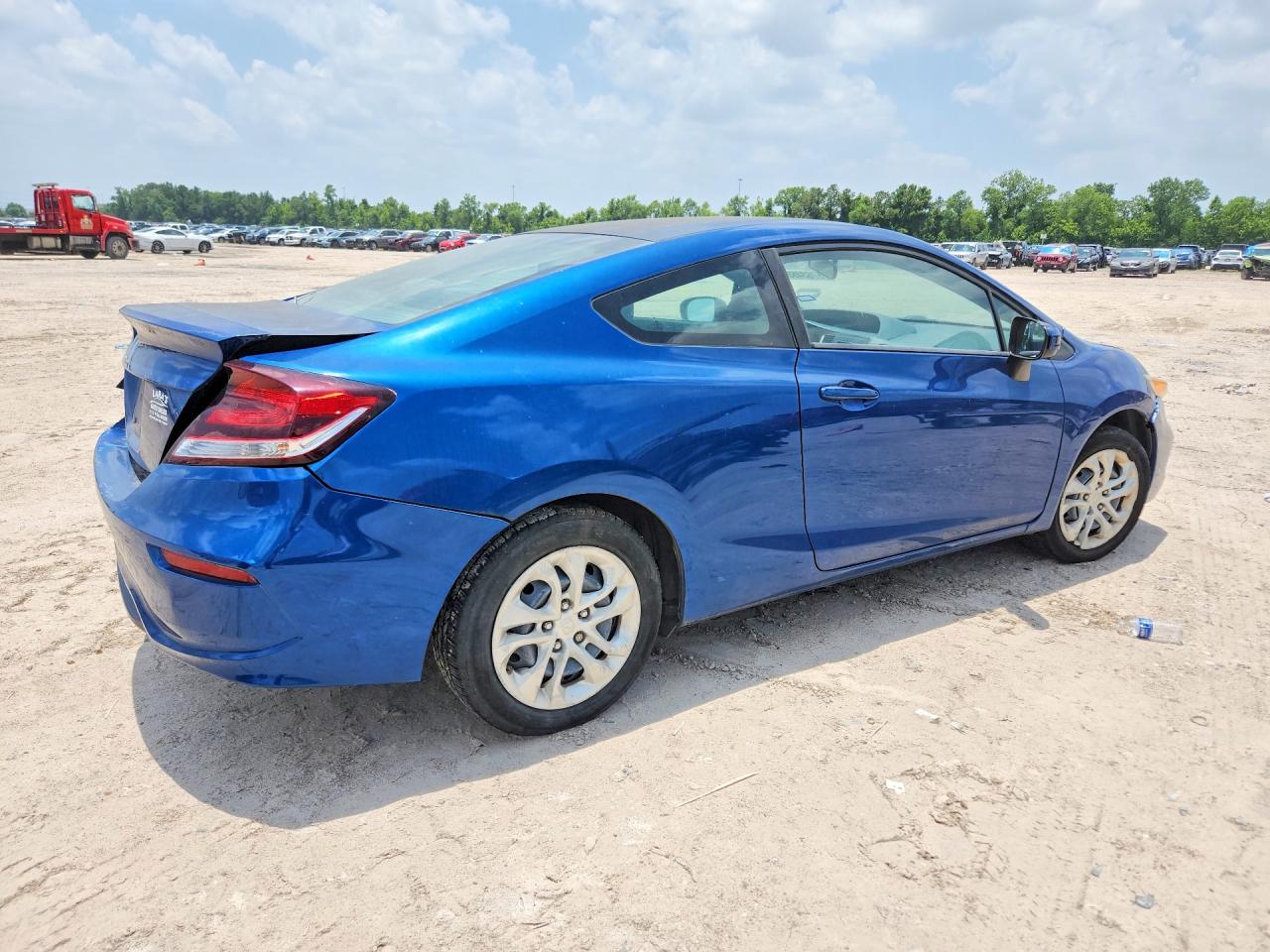 2014 Honda Civic Lx Blue vin: 2HGFG3B58EH520080