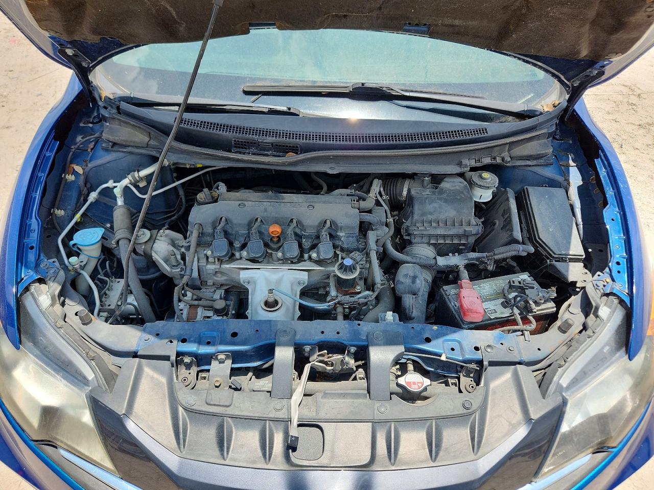 2014 Honda Civic Lx Blue vin: 2HGFG3B58EH520080
