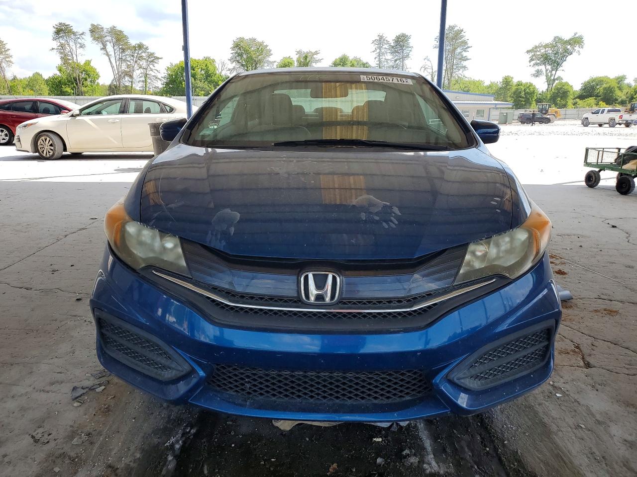2014 Honda Civic Lx Blue vin: 2HGFG3B58EH520595