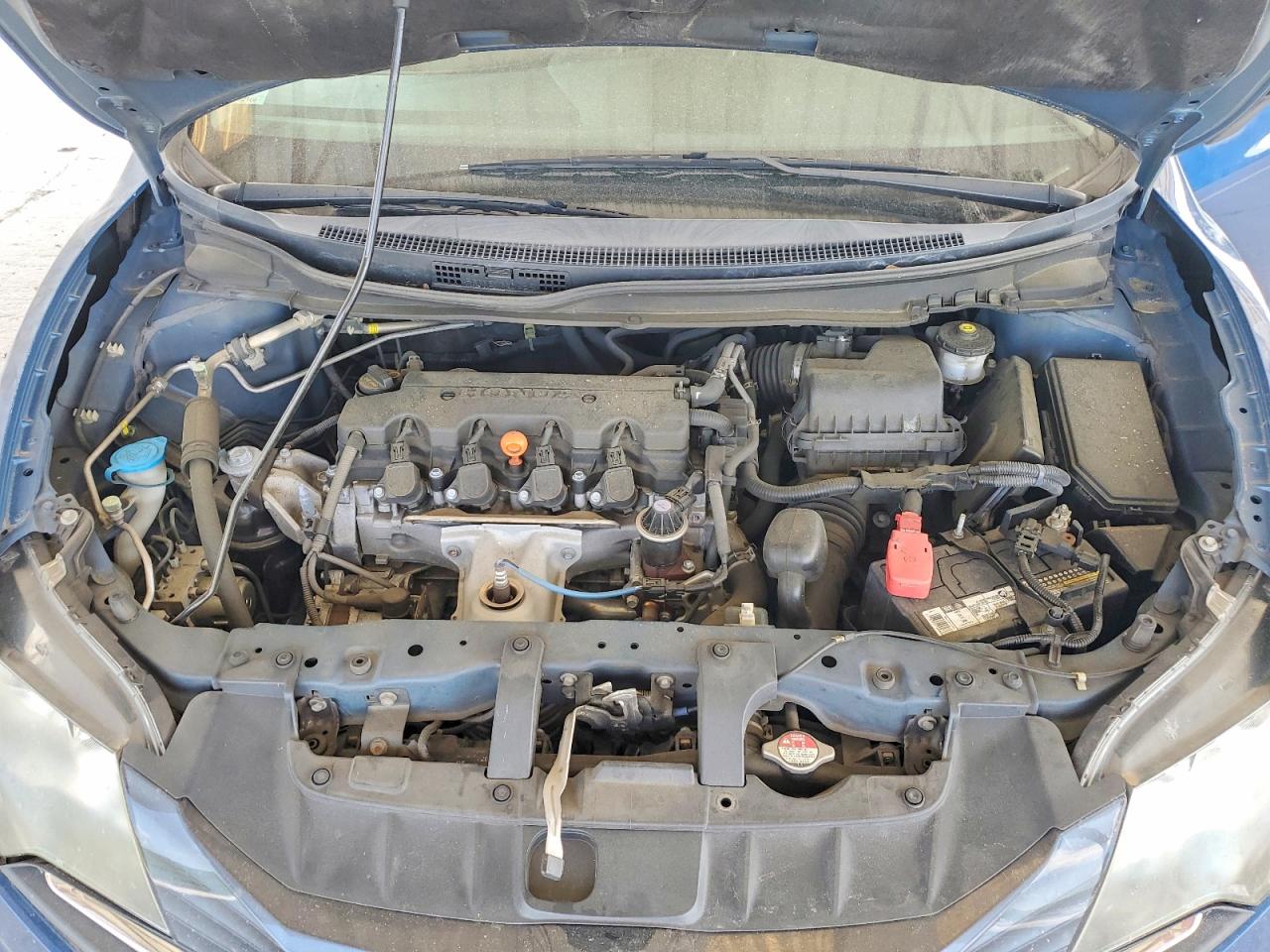 2014 Honda Civic Lx Blue vin: 2HGFG3B58EH520595