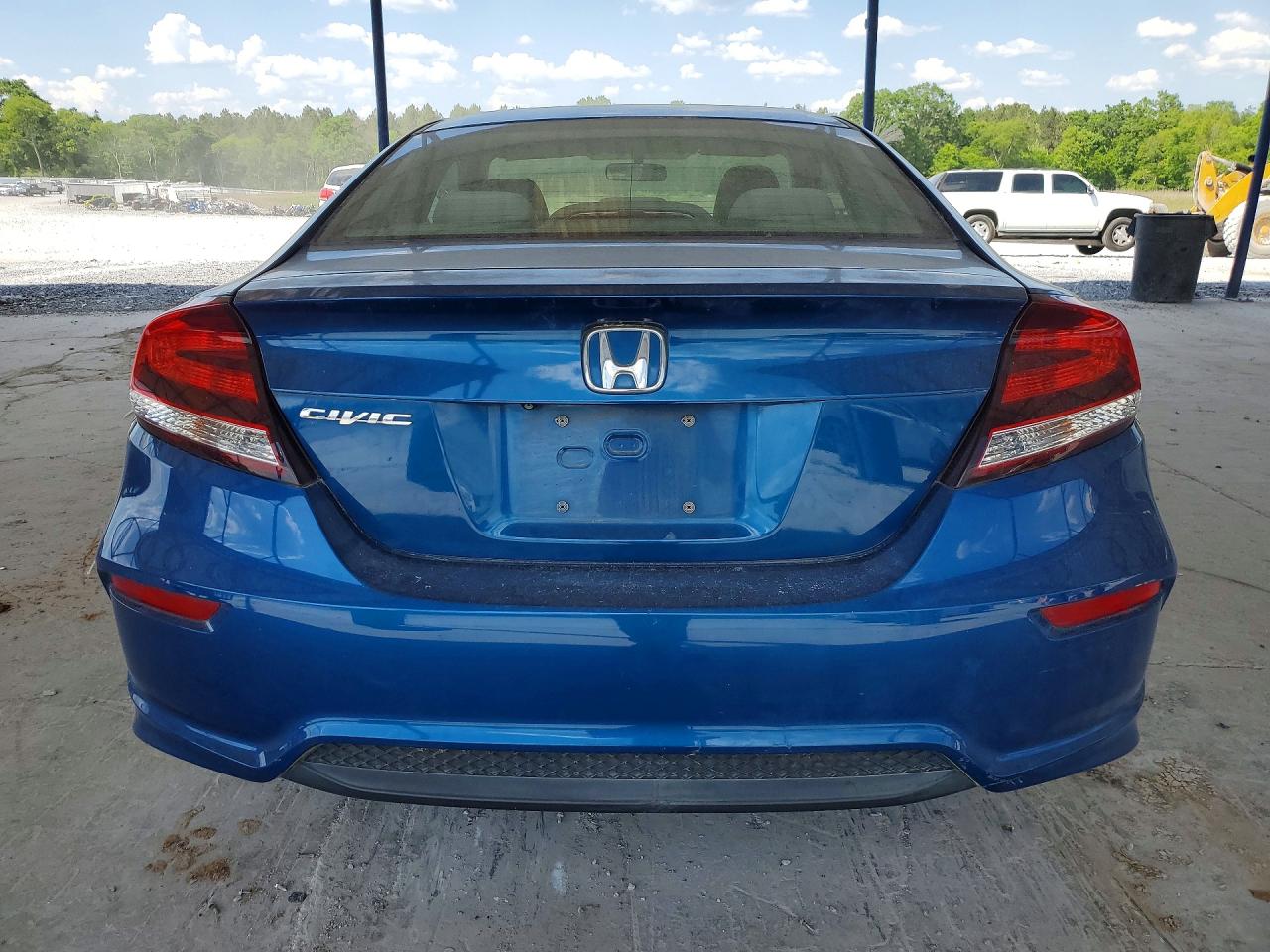 2014 Honda Civic Lx Blue vin: 2HGFG3B58EH520595