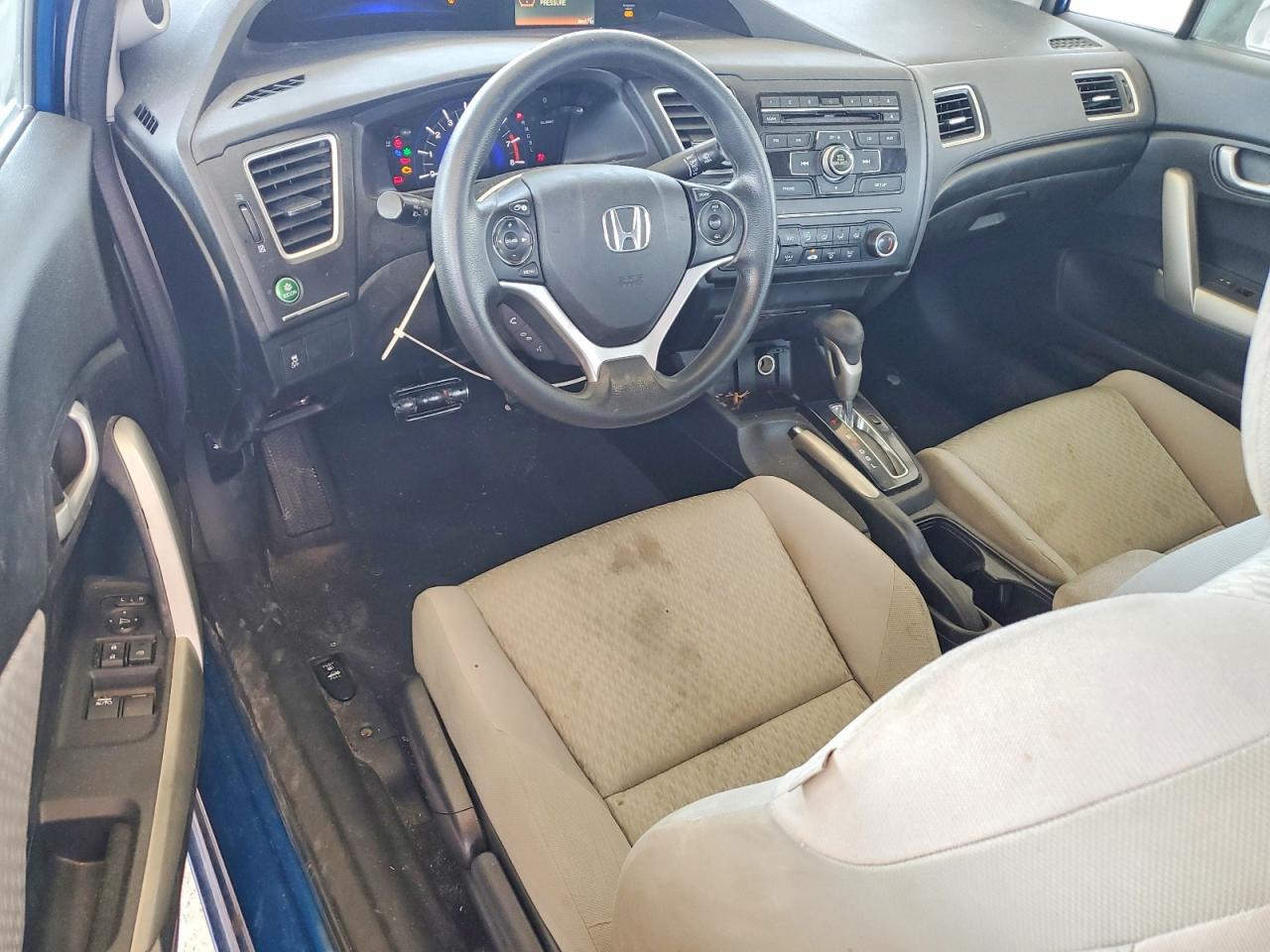2014 Honda Civic Lx Blue vin: 2HGFG3B58EH520595