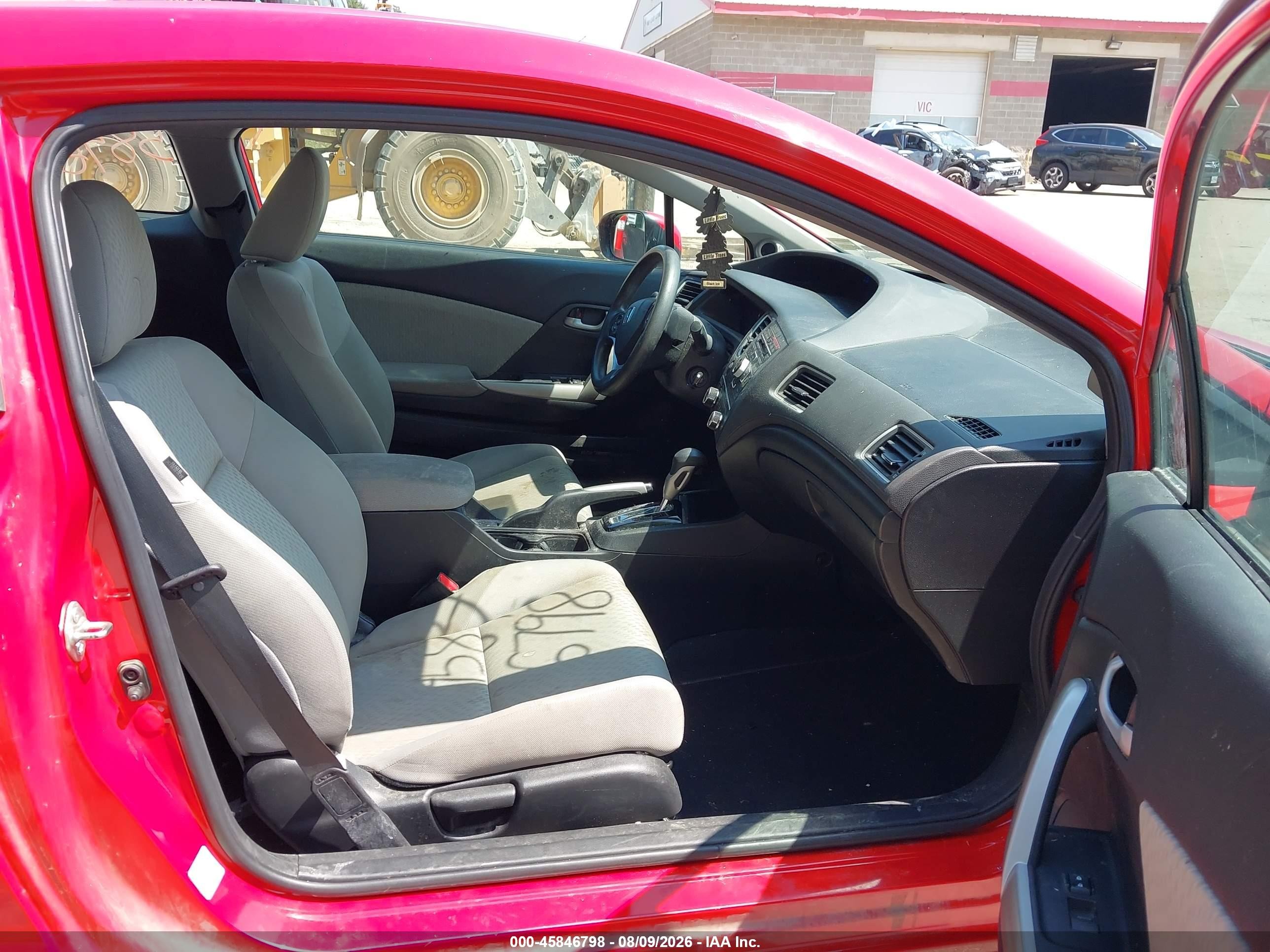 2015 Honda Civic Lx Red vin: 2HGFG3B58FH510408