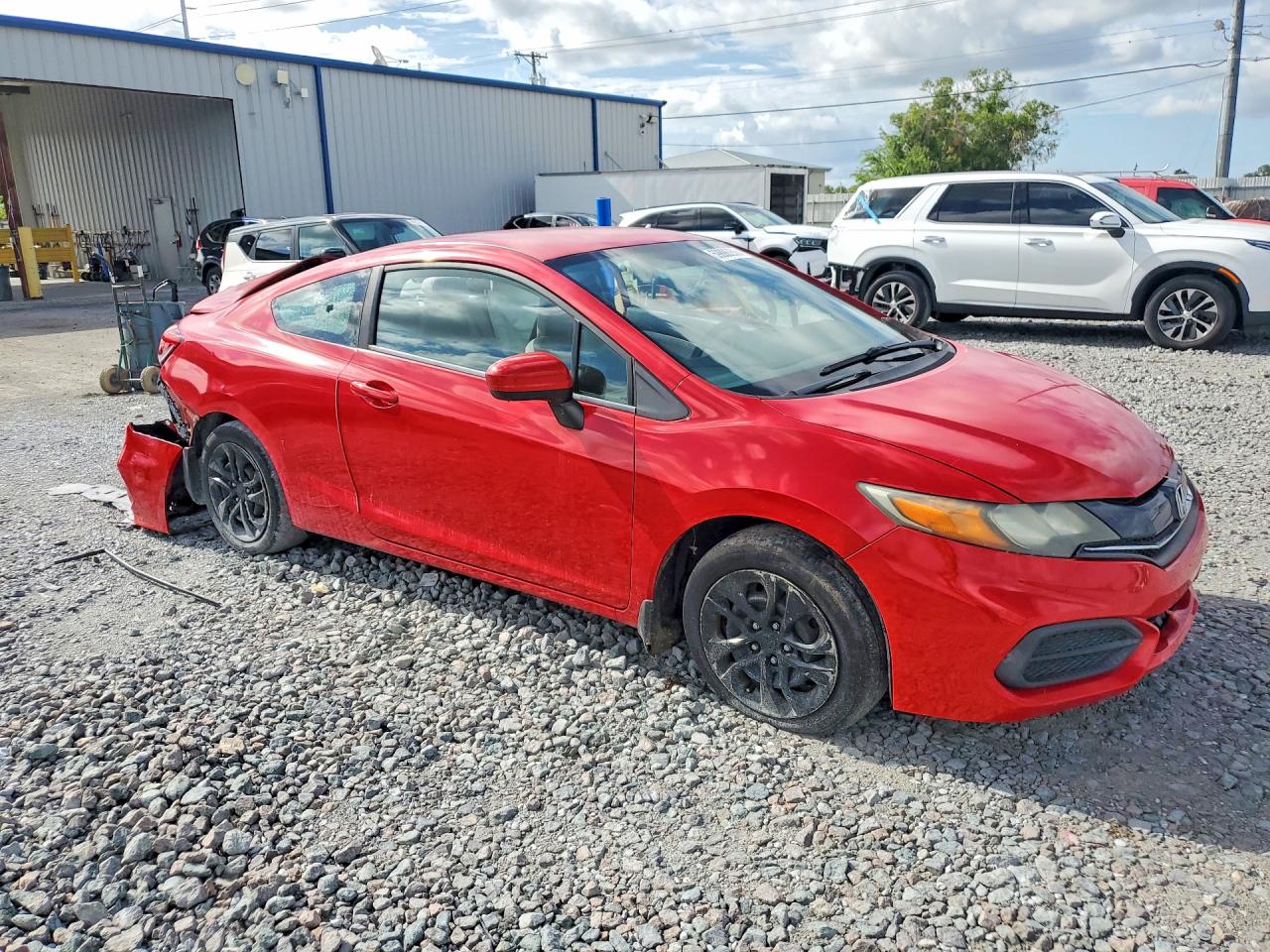 2015 Honda Civic Lx Красный vin: 2HGFG3B58FH513504