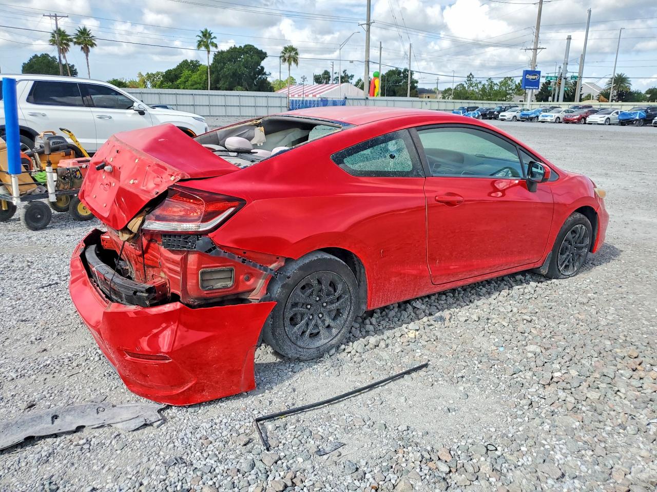 2015 Honda Civic Lx Красный vin: 2HGFG3B58FH513504