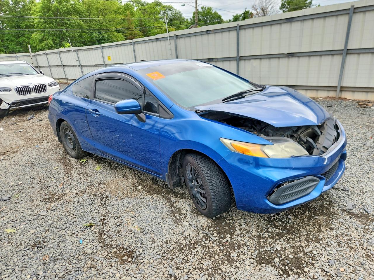 2015 Honda Civic Lx Blue vin: 2HGFG3B58FH514426