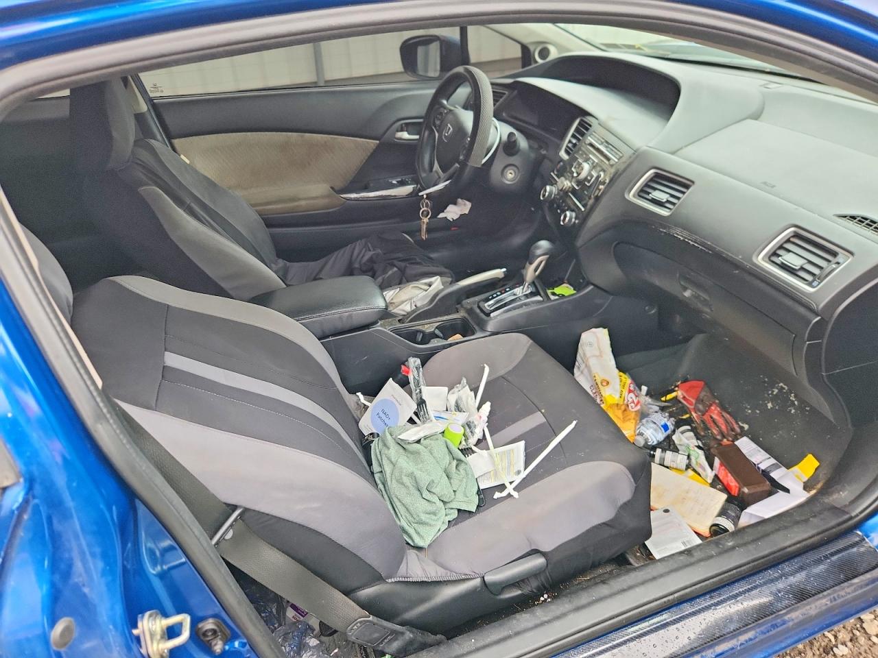 2015 Honda Civic Lx Blue vin: 2HGFG3B58FH514426