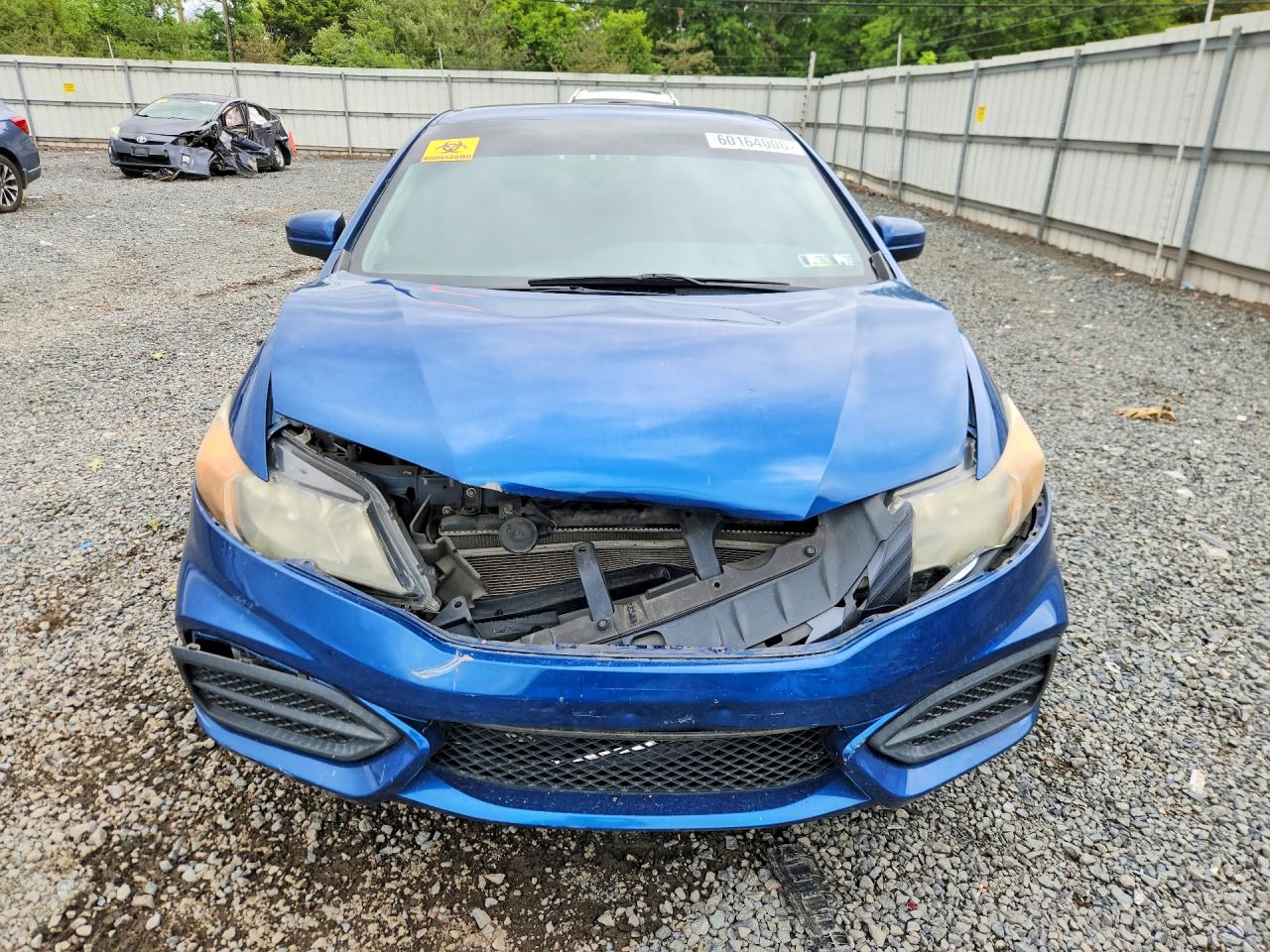 2015 Honda Civic Lx Blue vin: 2HGFG3B58FH514426