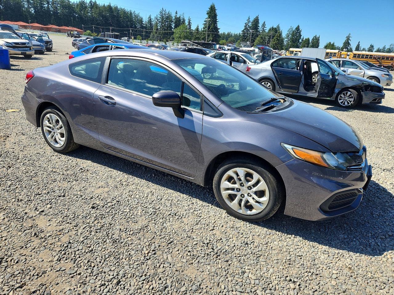 2015 Honda Civic Lx Серый vin: 2HGFG3B58FH517813