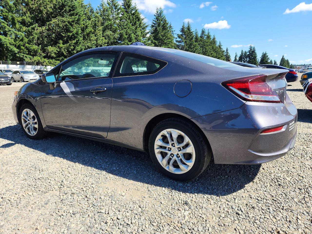 2015 Honda Civic Lx Серый vin: 2HGFG3B58FH517813