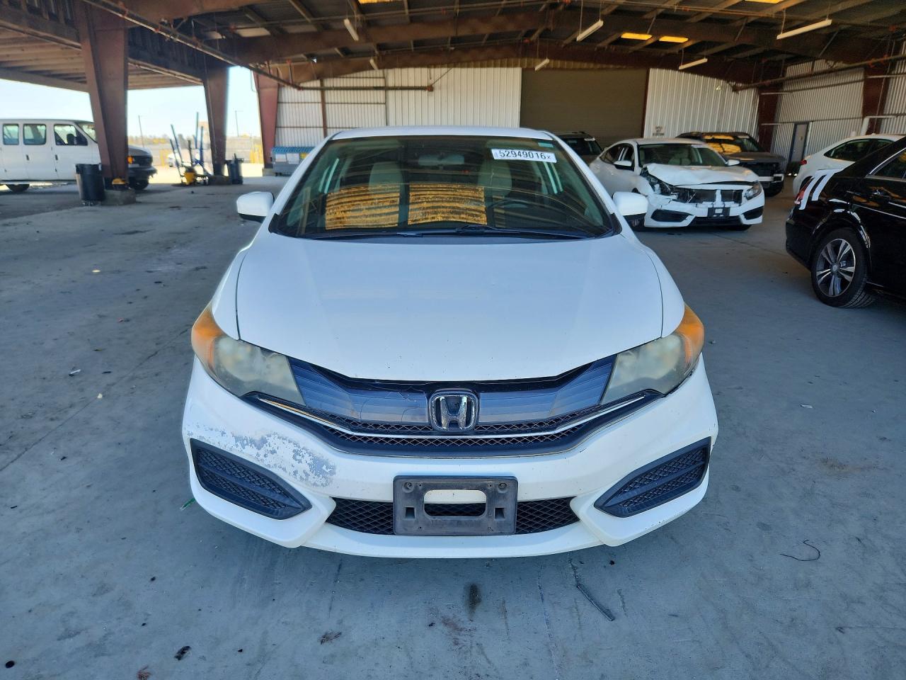 2015 Honda Civic Lx White vin: 2HGFG3B58FH517889