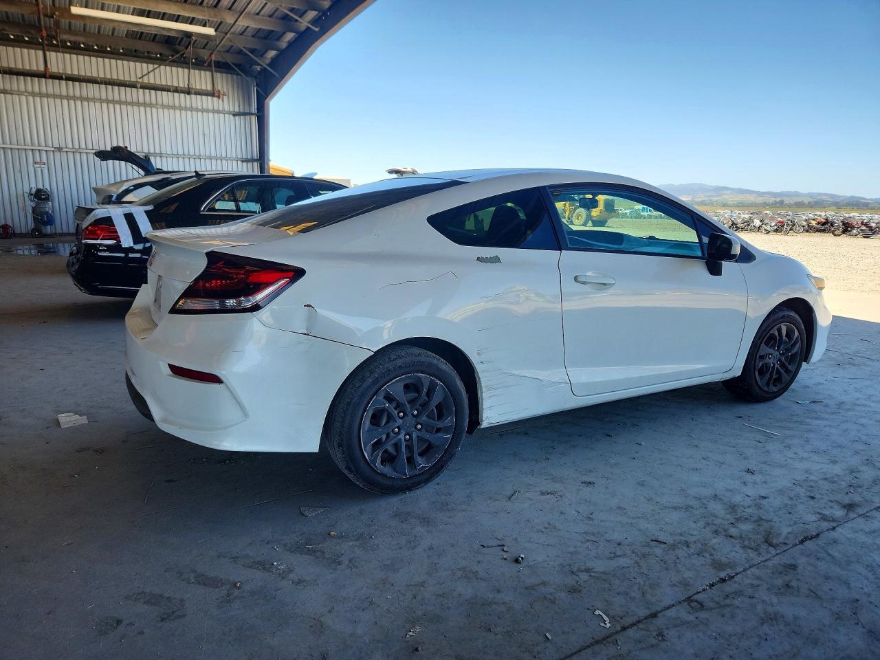 2015 Honda Civic Lx White vin: 2HGFG3B58FH517889