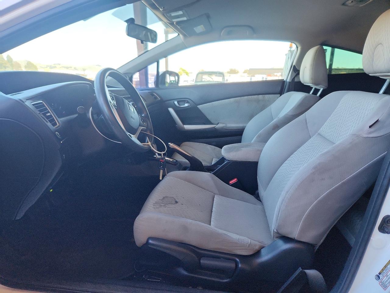 2015 Honda Civic Lx White vin: 2HGFG3B58FH517889