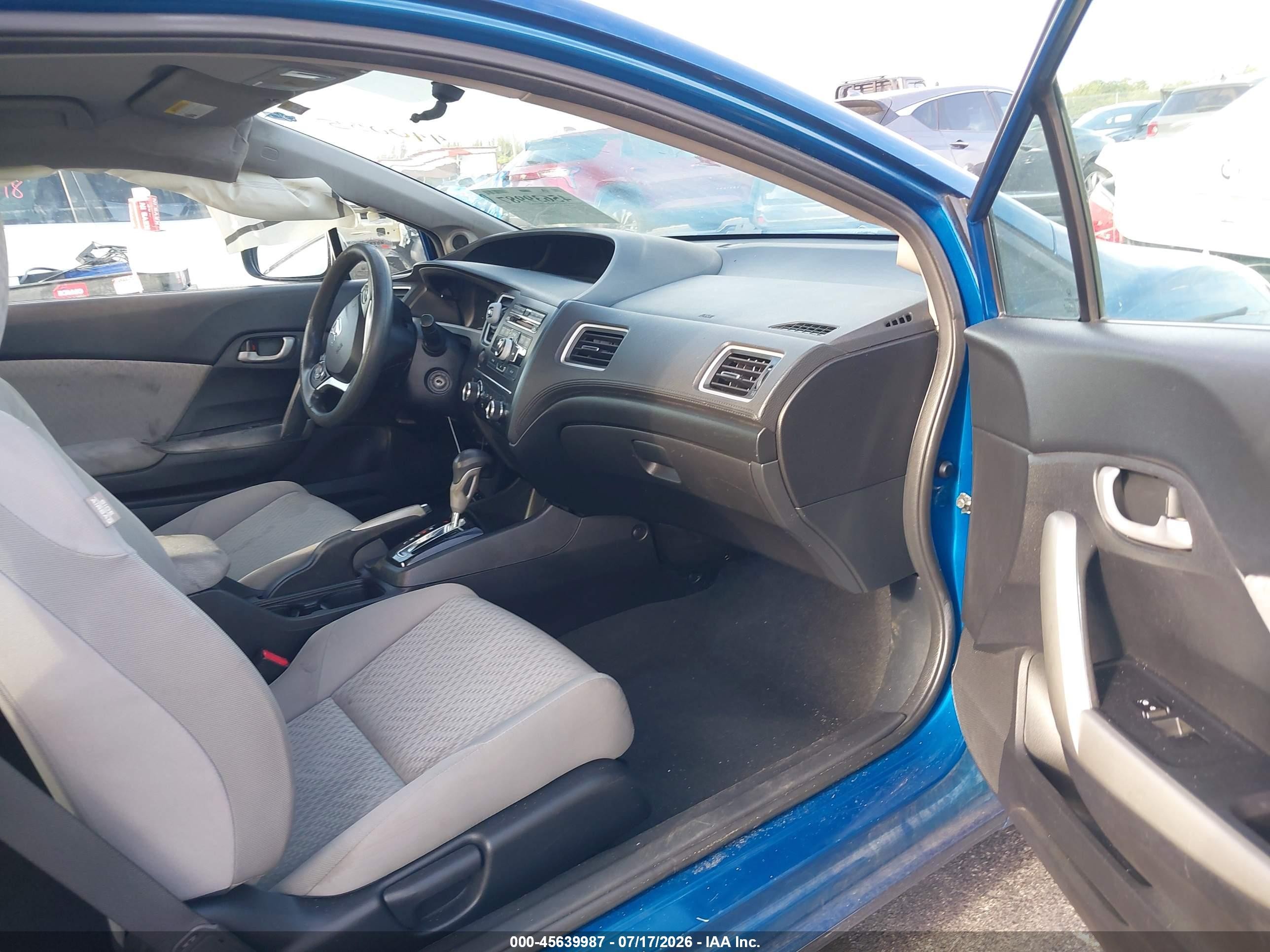 2015 Honda Civic Lx Blue vin: 2HGFG3B58FH524356