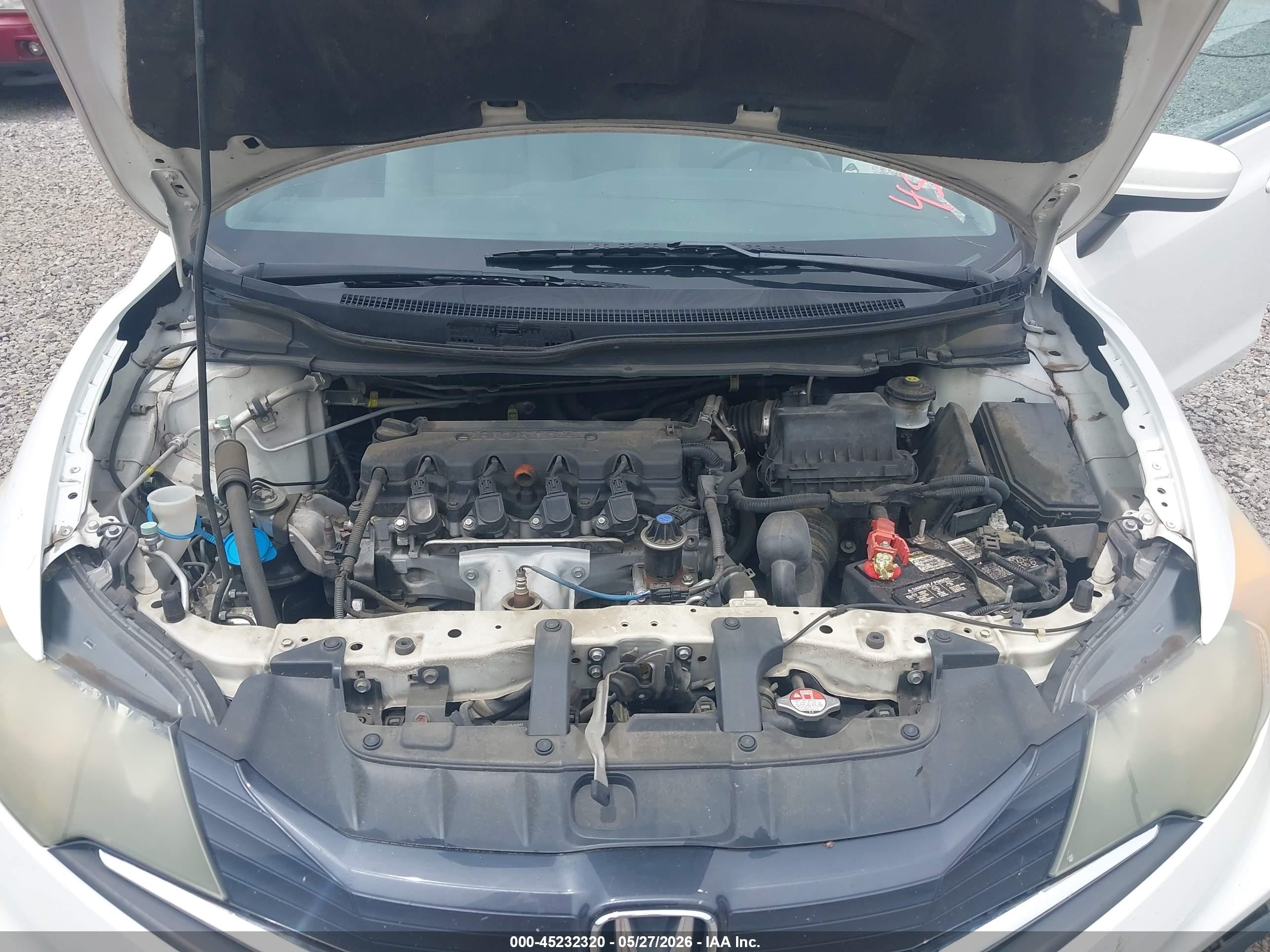 2015 Honda Civic Lx White vin: 2HGFG3B58FH533395