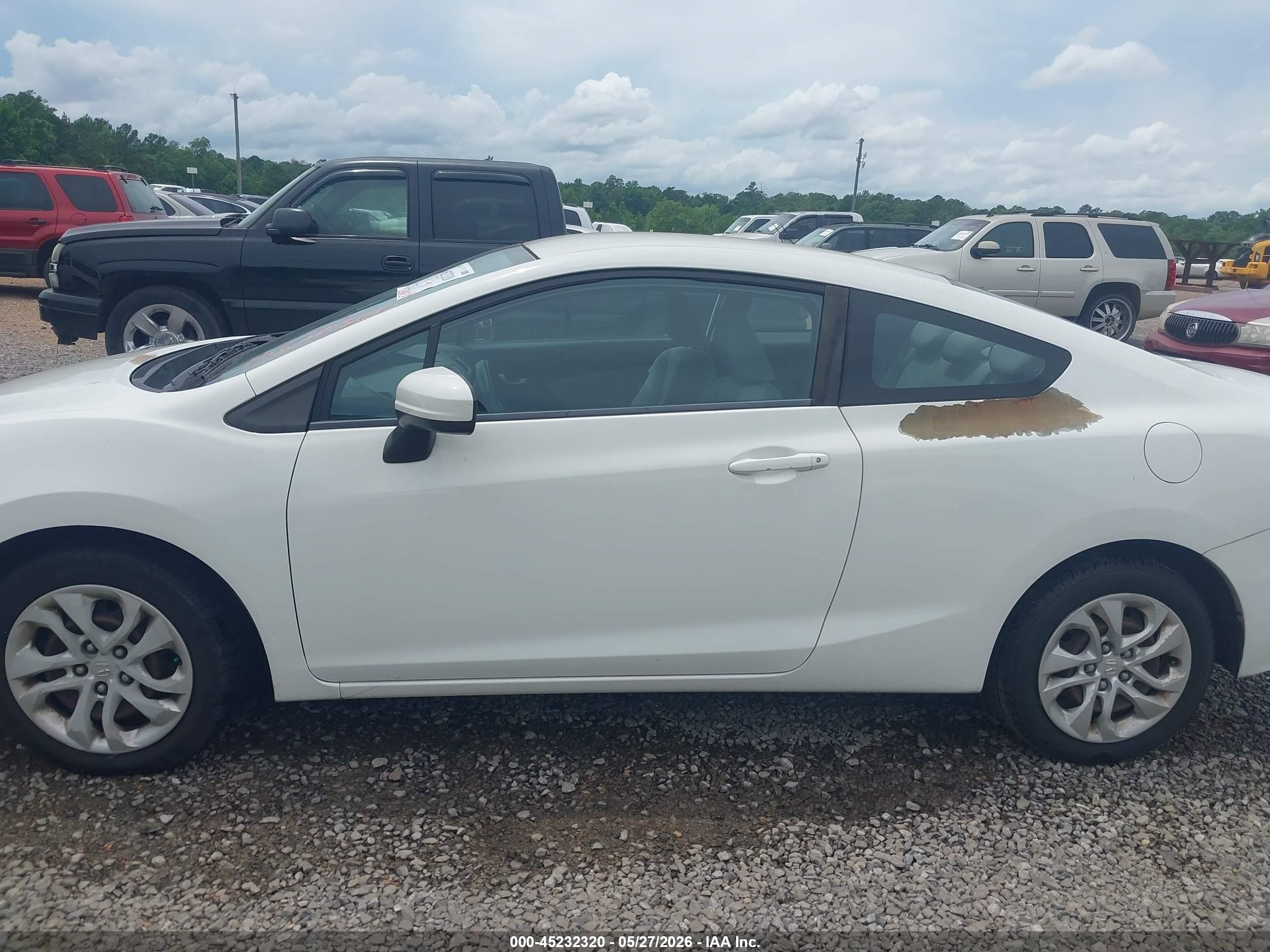 2015 Honda Civic Lx White vin: 2HGFG3B58FH533395