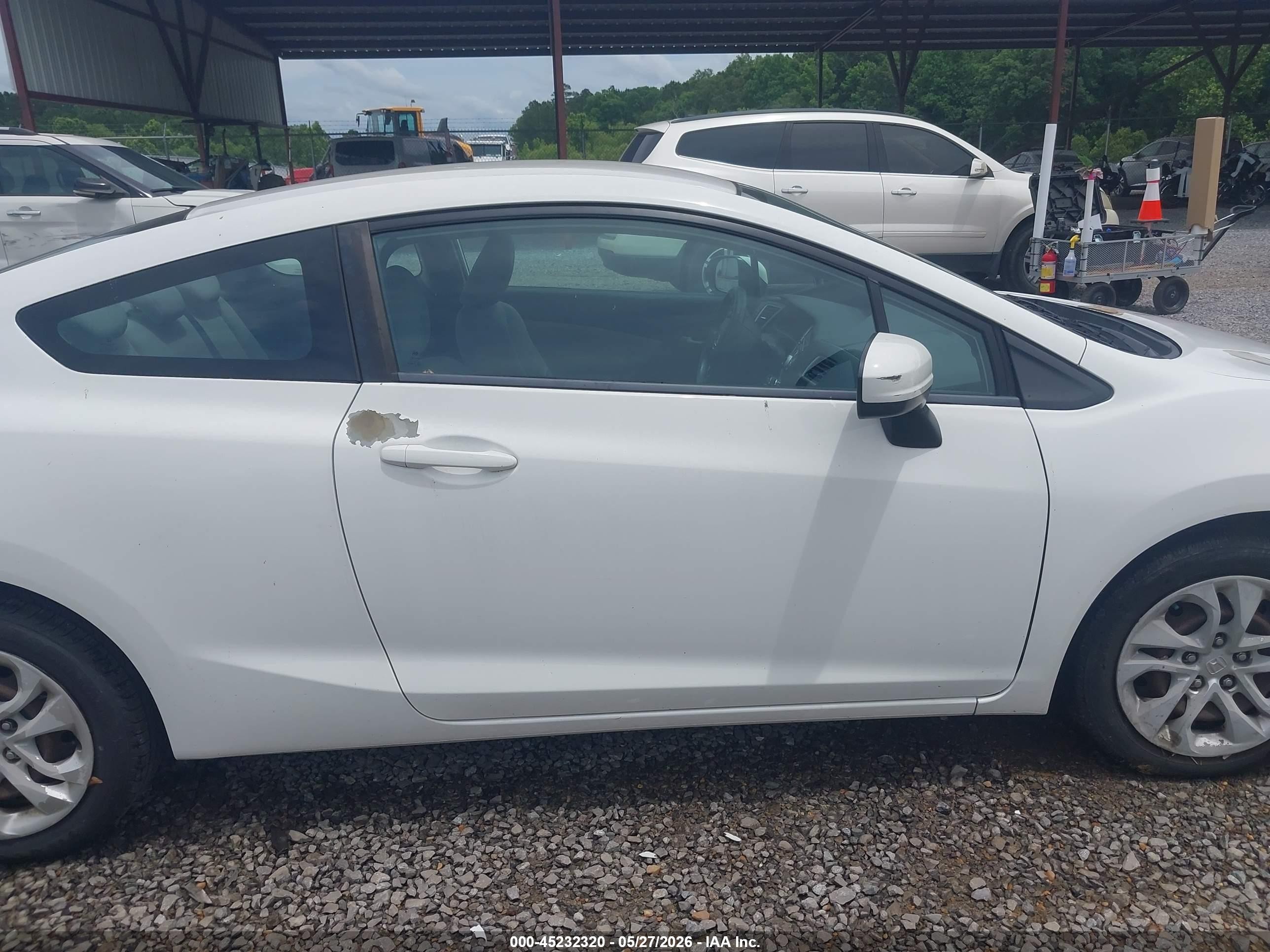 2015 Honda Civic Lx White vin: 2HGFG3B58FH533395