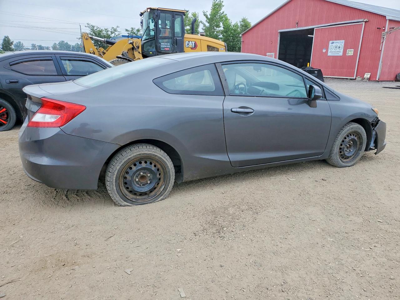 2012 Honda Civic Lx Gray vin: 2HGFG3B59CH011211