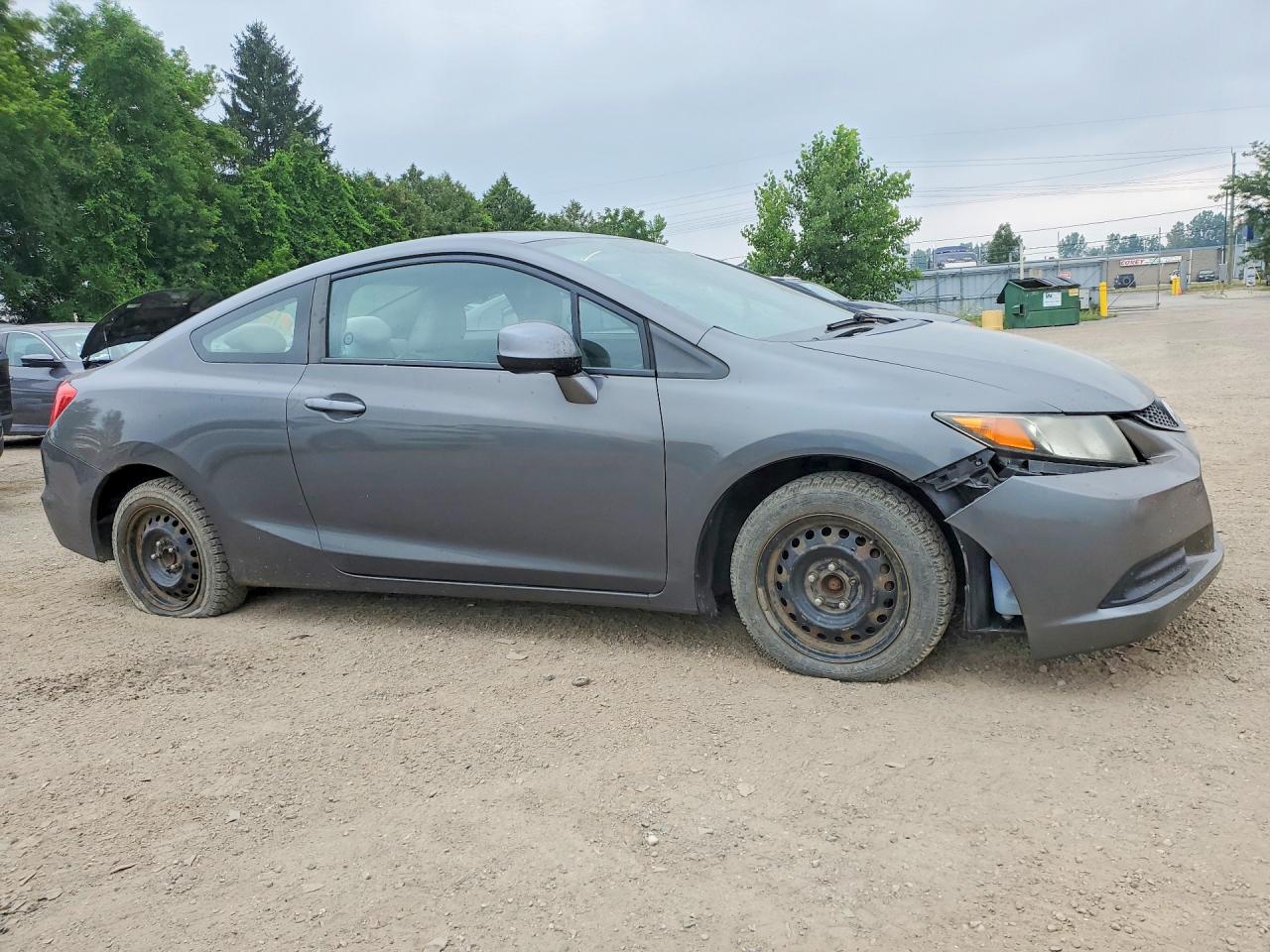 2012 Honda Civic Lx Gray vin: 2HGFG3B59CH011211