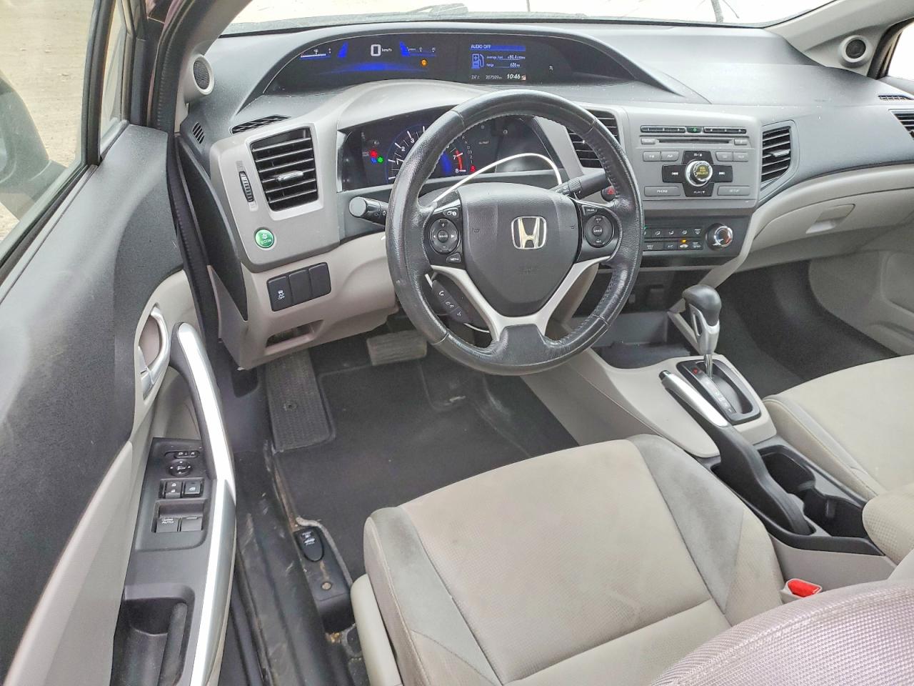 2012 Honda Civic Lx Gray vin: 2HGFG3B59CH011211