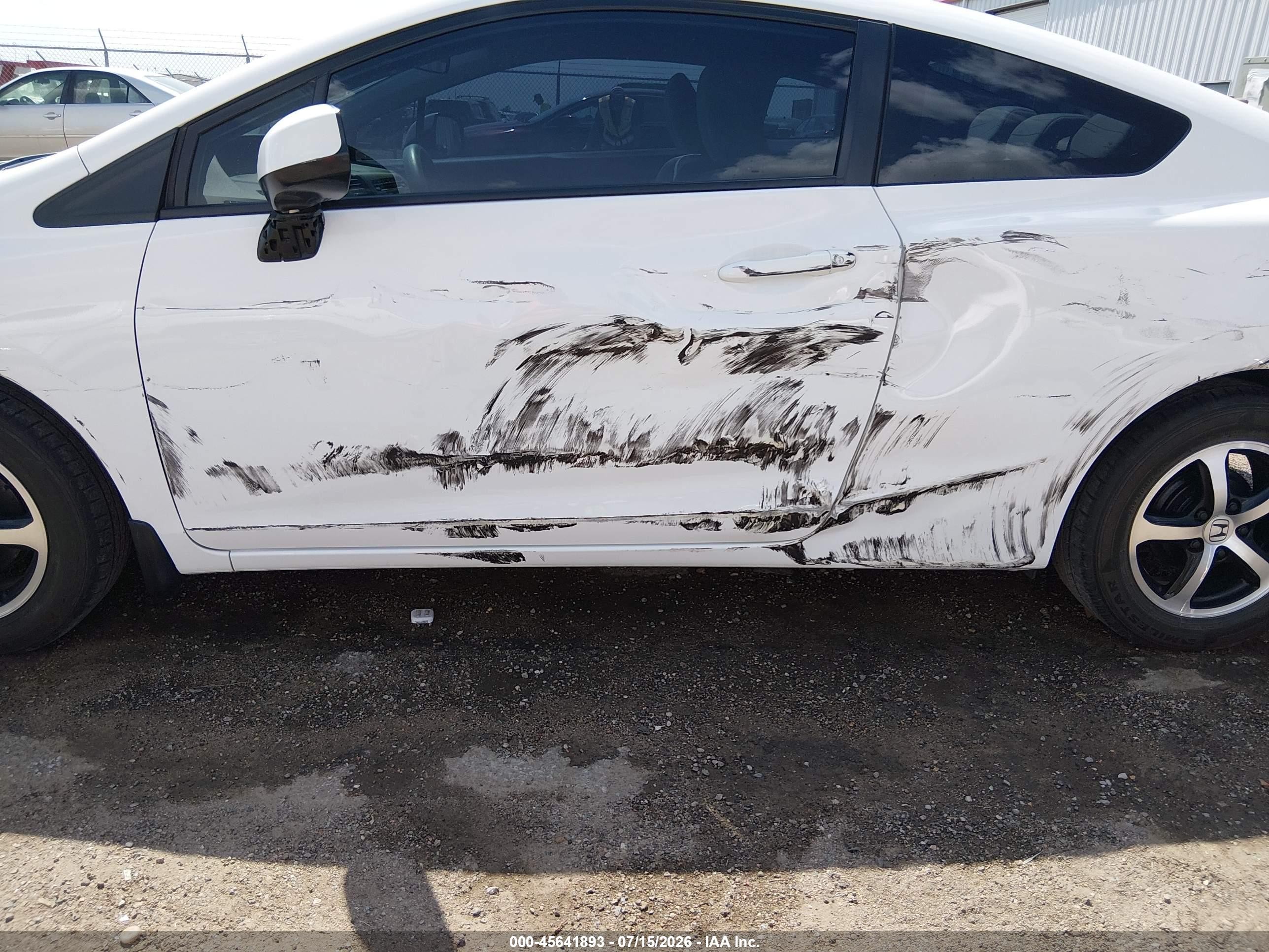 2012 Honda Civic Lx White vin: 2HGFG3B59CH546281