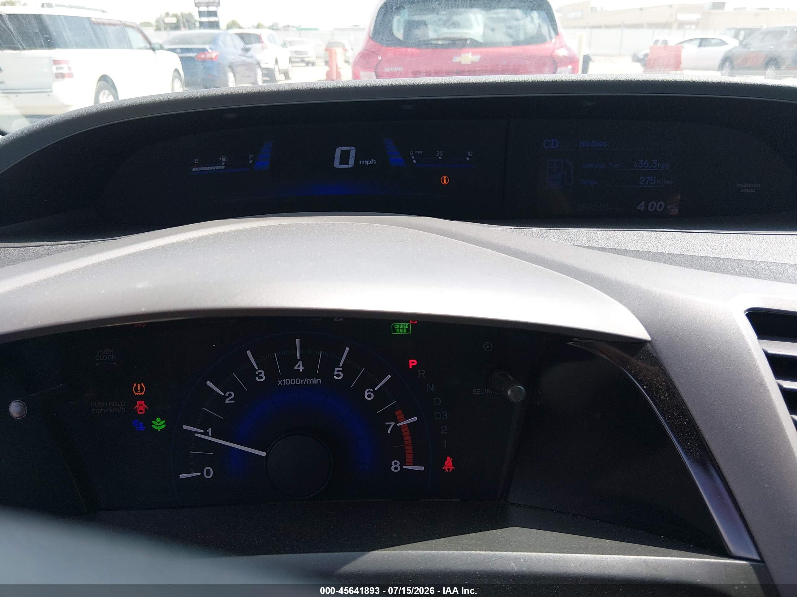 2012 Honda Civic Lx White vin: 2HGFG3B59CH546281